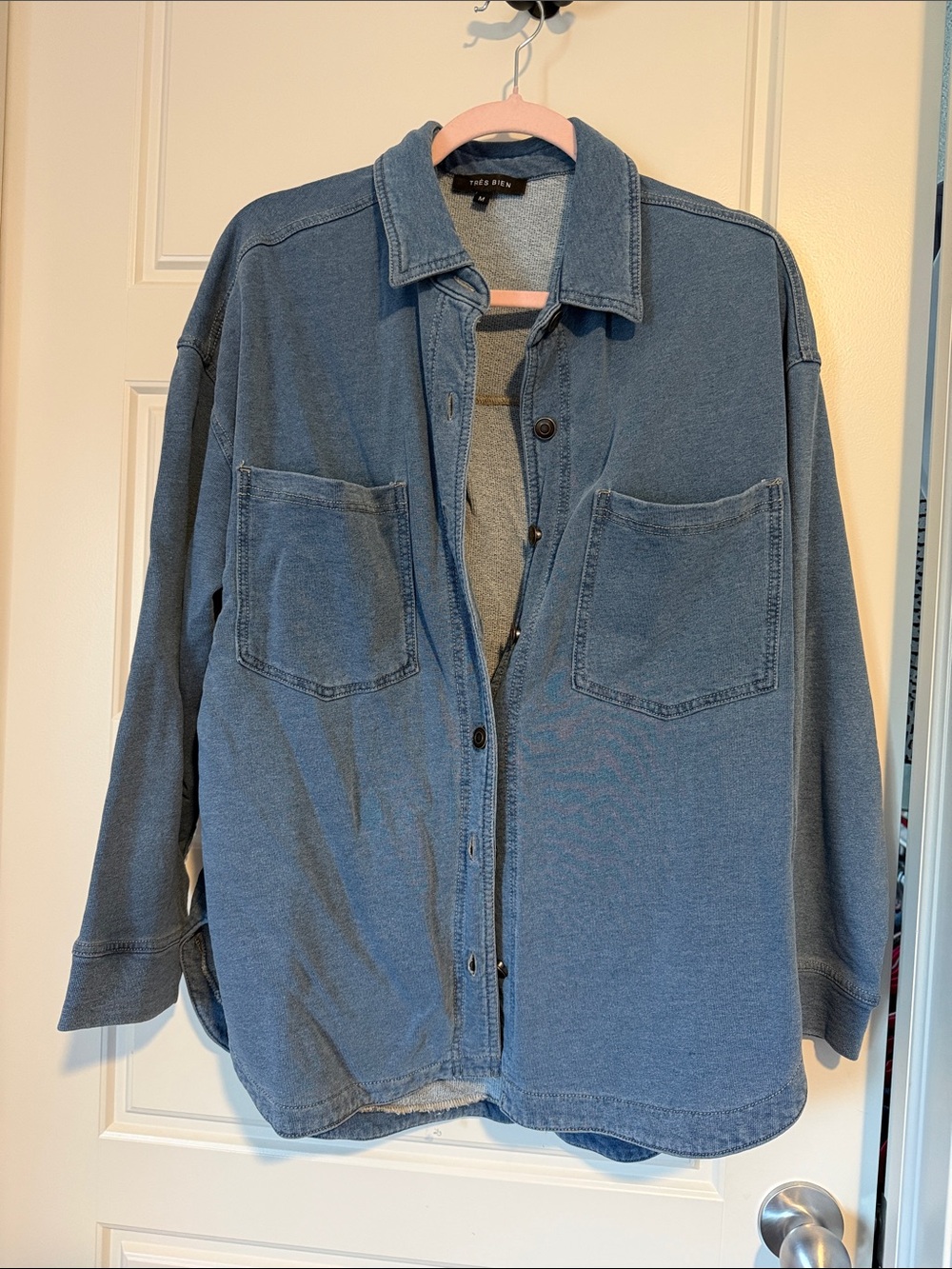 Blue Lightweight Overshirt Jacket